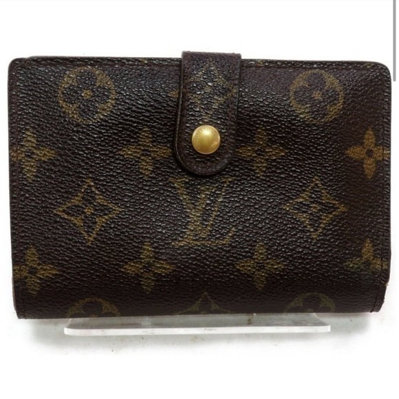 Louis Vuitton Monogram Kiss Lock French Wallet